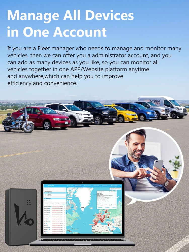4G 20000/10000 mAh GPS Vehicle Tracker Vibration Geo-Fence Alarm Strong Magnet Long Standby Battery with Free APP
