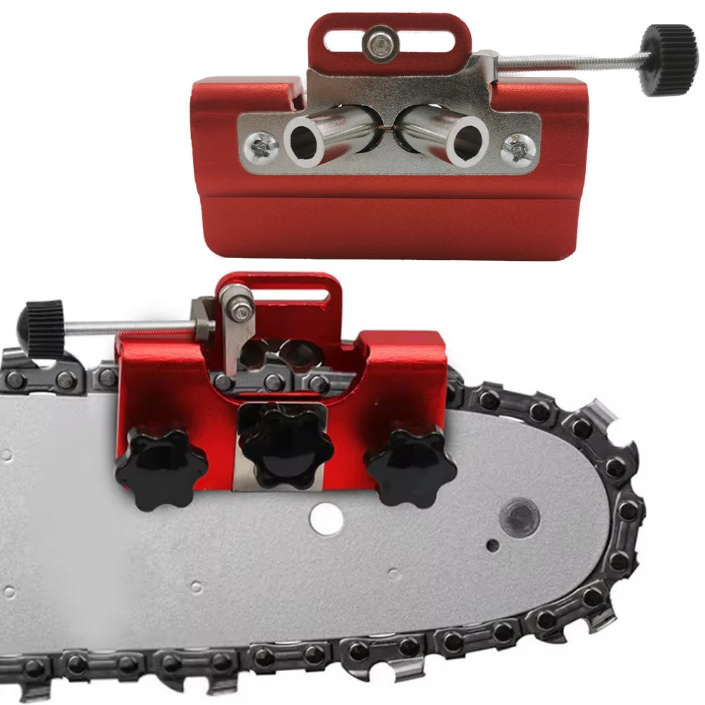 Portable Chain Saw Sharpeners Chainsaw Chain Sharpening Kit Woodworking with Grinding Stones Electric Chainsaw Grinder Tool 