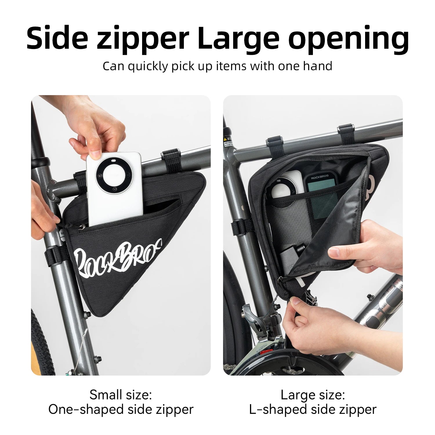 Waterproof Bicycle Top Tube Bag for Cycling Essentials