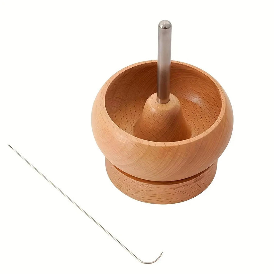 Spinner Manual de Contas com Agulha Curvada