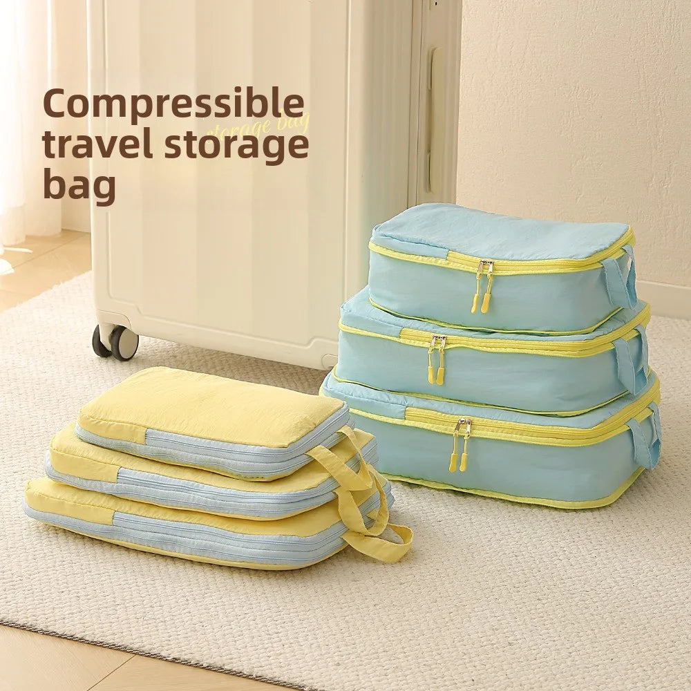 Four-Piece Taslan Travel Packing Set