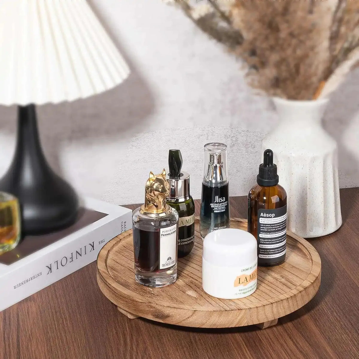 Wooden Countertop Storage and Display Tray