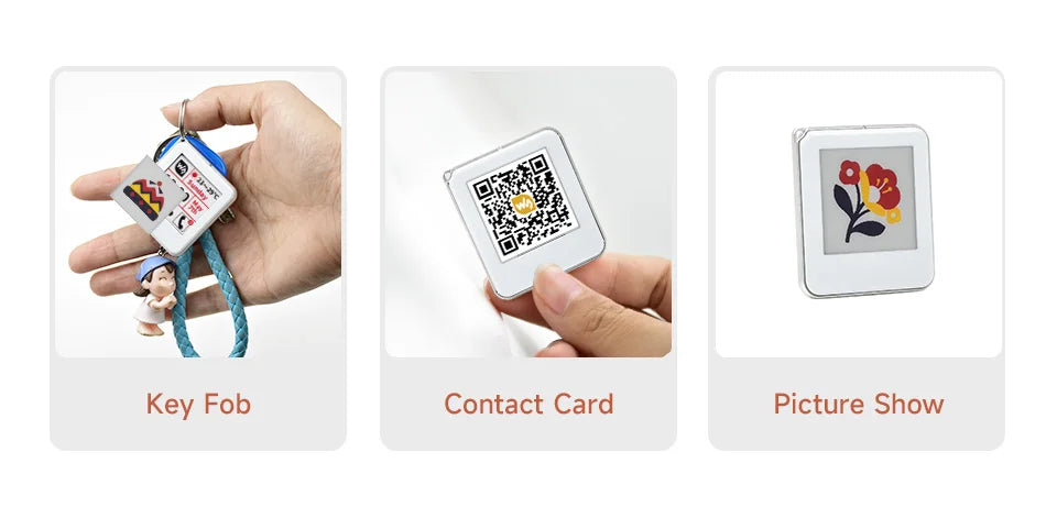 1.54-Inch NFC-Powered Four-Colour E-Paper Display