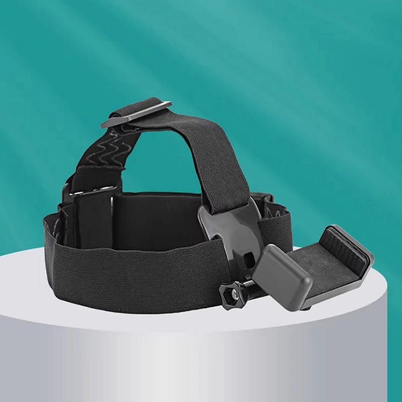 Support serre-tête à fixer sur la tête, réglable, pour téléphone portable, pour diffusion en direct et prise de vue à la première personne, cadeau