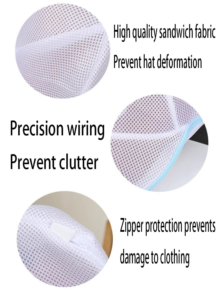 Hat washer, household products, laundry accessories, anti deformation hat protection frame, sturdy frame 