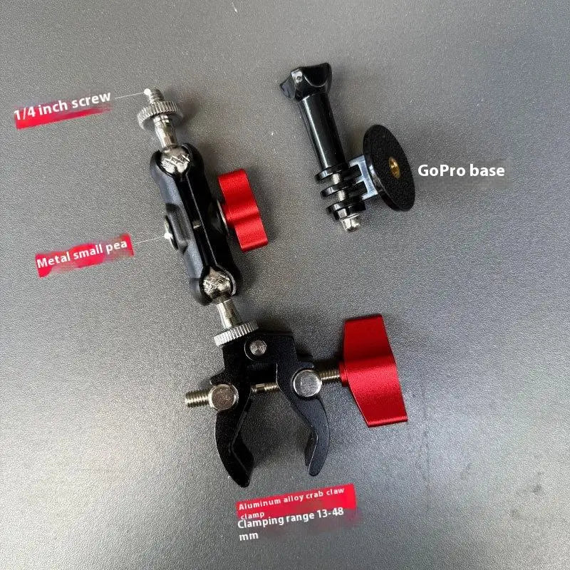 Camera Super Clamp with Double Ball-Head Arm