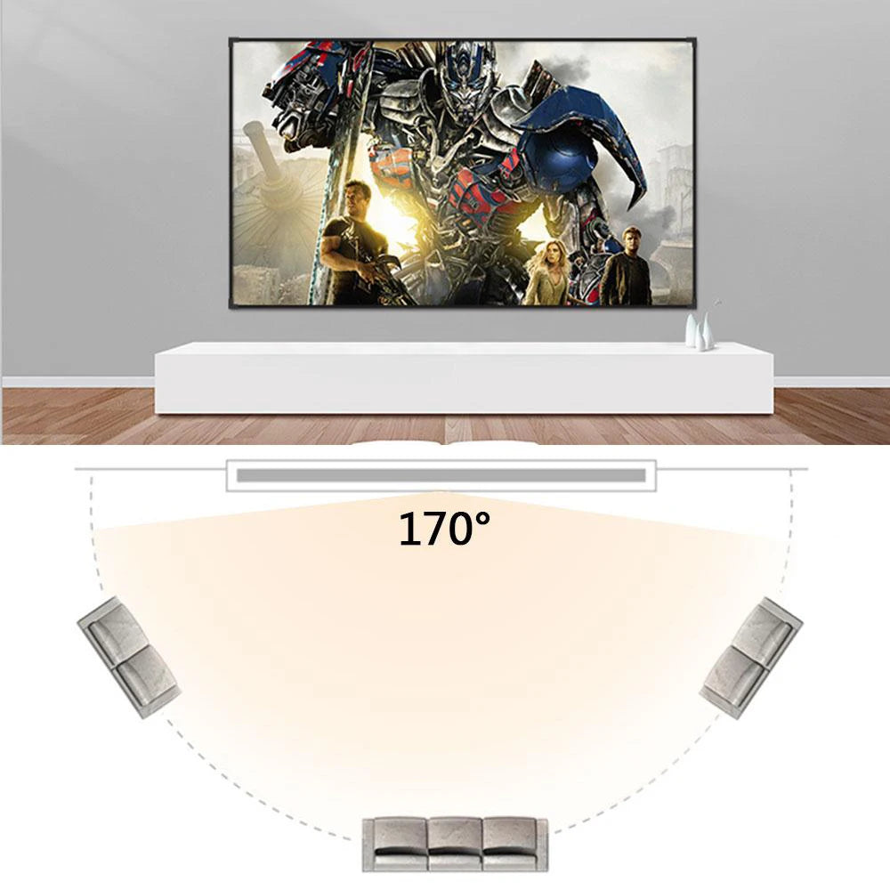 60 84 100 120 150 palců projekční plátno přenosné projekční plátno 16:9 venkovní kino plátno pro cestování domovské kino pro HY300