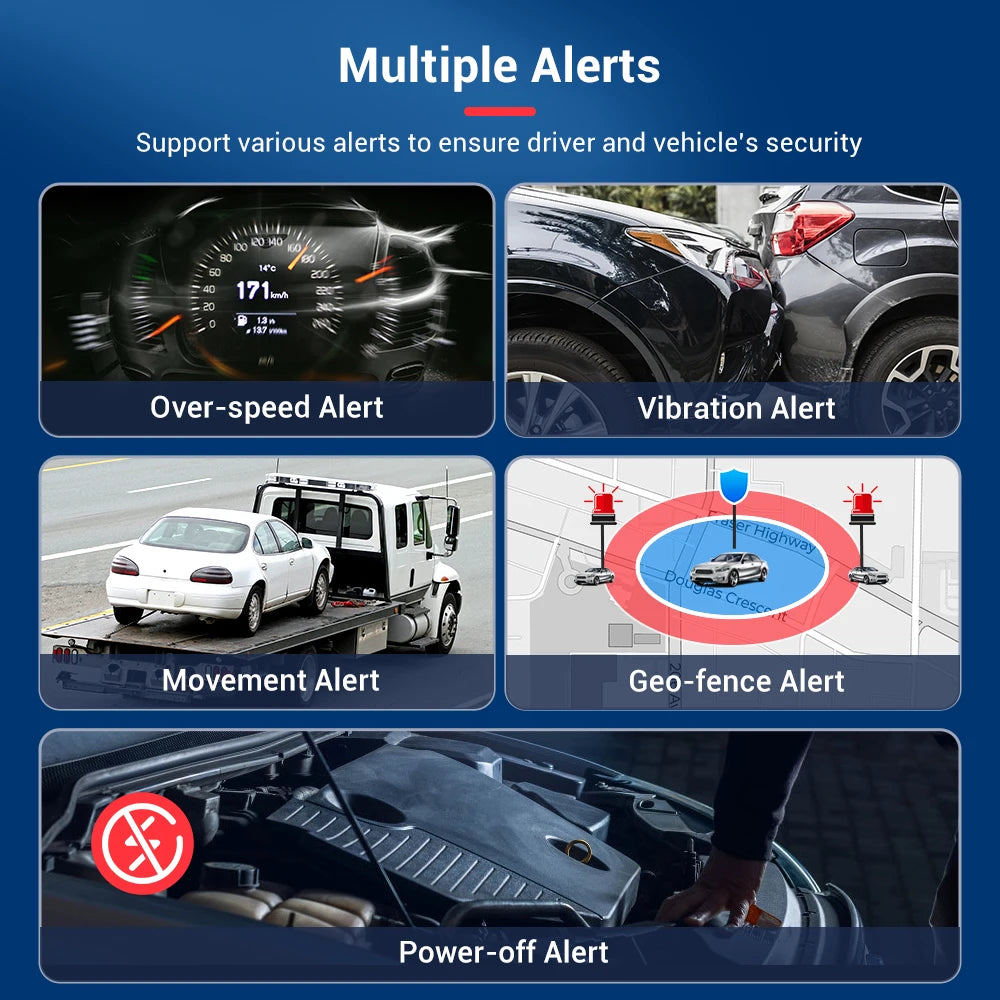 4G GPS Tracker Mini MiCODUS MV77G Cigarette Lighter Vehicle GPS Tracking Wireless Car Charger SOS Fast Charging Voice Monitor 