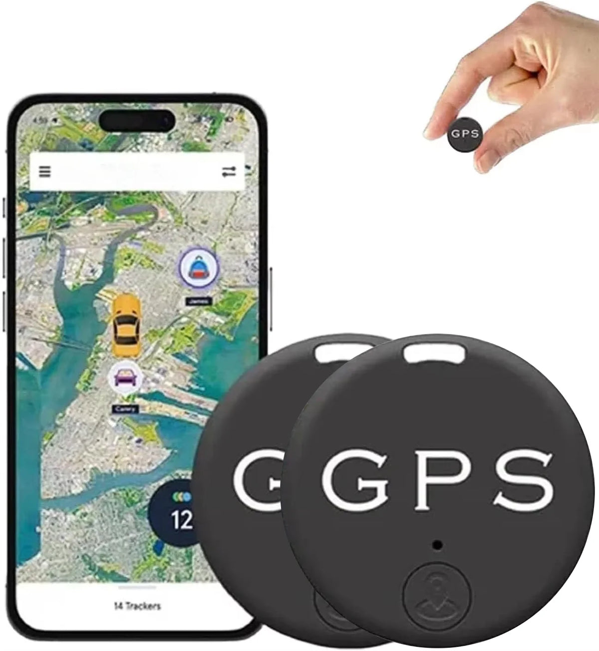 Sledovanie vozidla proti strate Mini GPS sledovač pre vozidlá Lokalizér sledovač pre sledovací systém Bluetooth