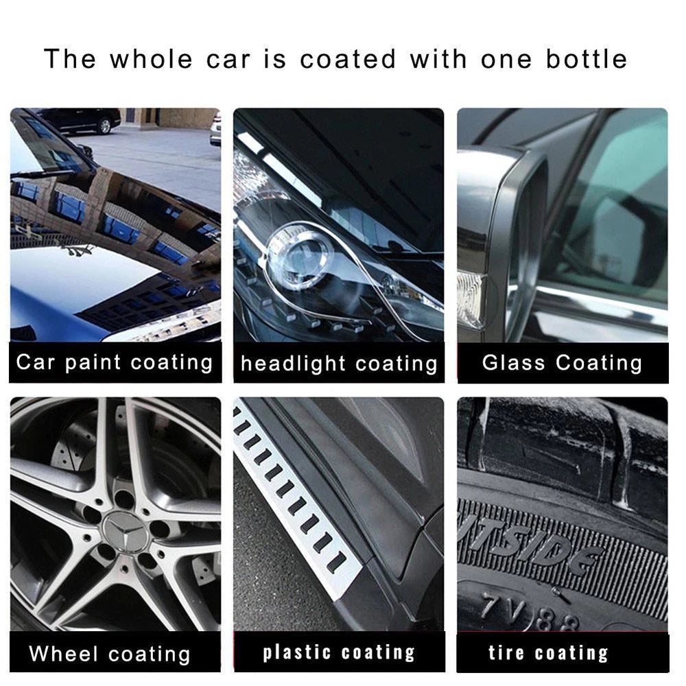 Premium Car Nano Ceramic Coating Car Accessories Maintenance Hydrophobic Layer Cleaning Detailing Automotive Polish Agent 