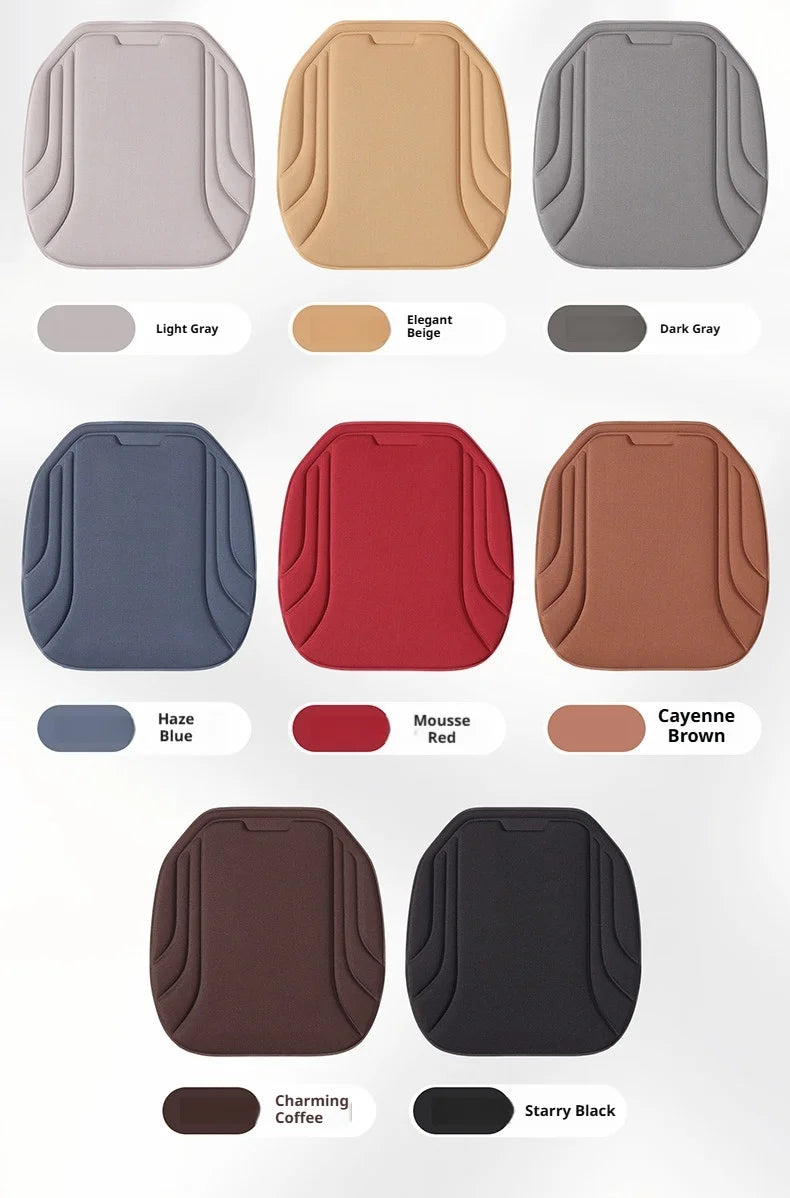 Breathable Car Seat Cushion with Latex Support