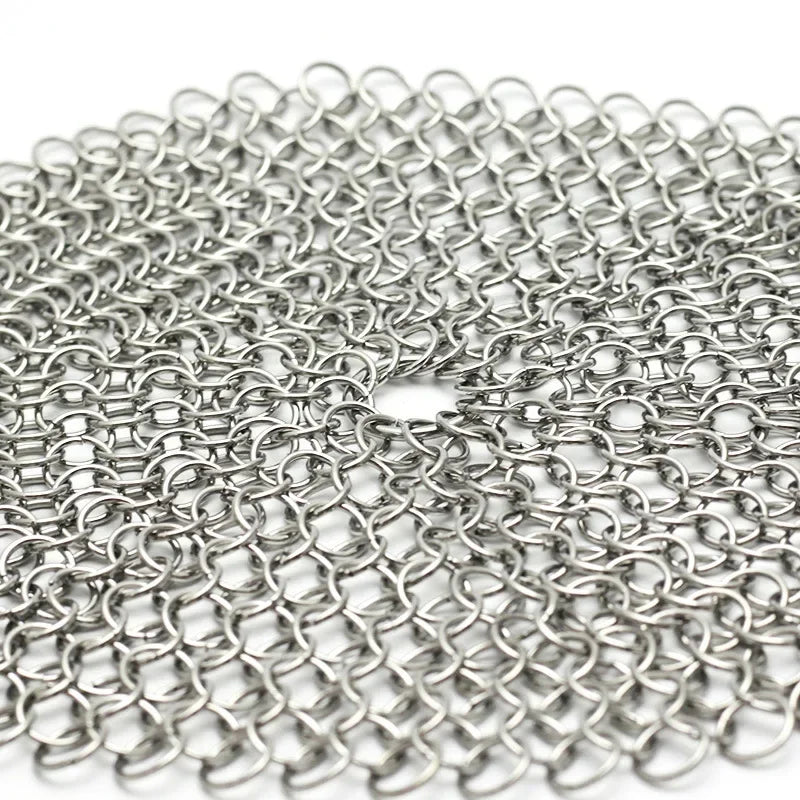 Stainless Steel Chainmail Pan Scrubber