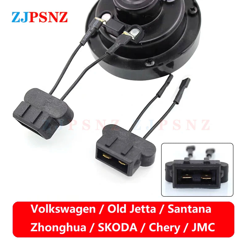 Car Snail Horn Plug UniversalHorn Socket Dedicated Horn Socket Conversion Plug Adapter Auto Horns Speaker Socket Adapter Parts