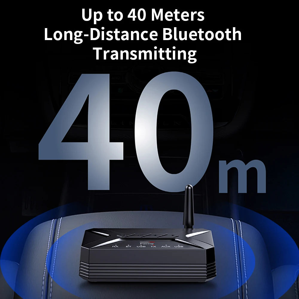 Bluetooth 5.0 Audio Transmitter and Receiver