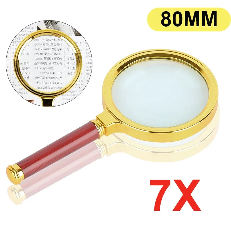 Handheld Reading Magnifier - Multiple Lens Sizes