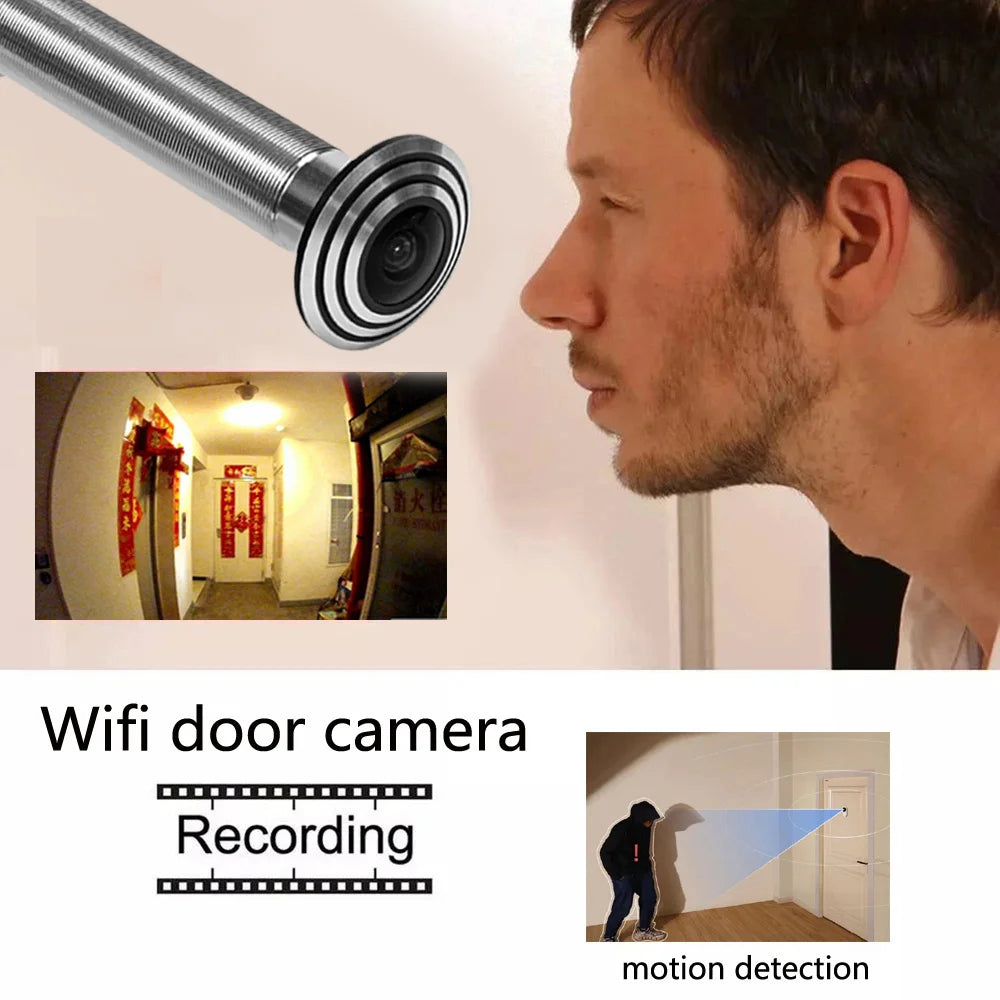 WiFi Mini Peephole Door Camera 16mm 2MP 2.4G/5G