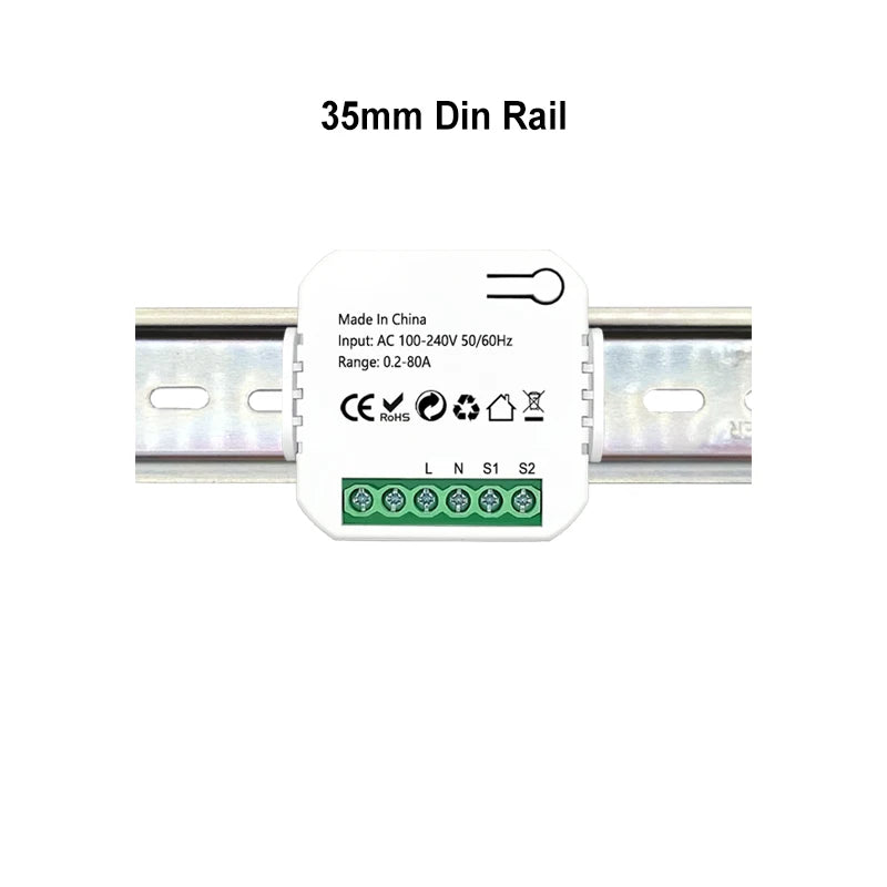 80 A Wi-Fi Energy Meter with CT Clamp