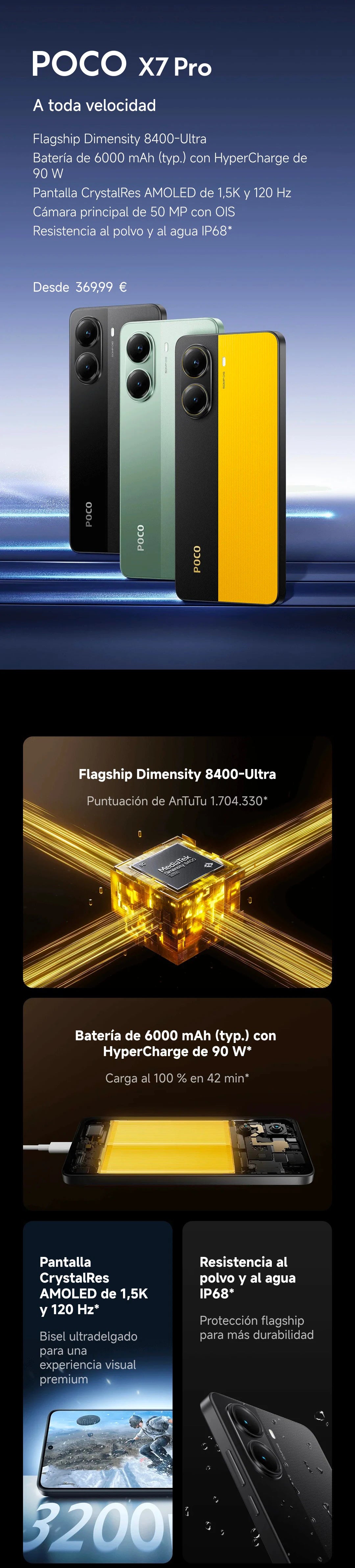 POCO X7 Pro 5G Globální smartphone