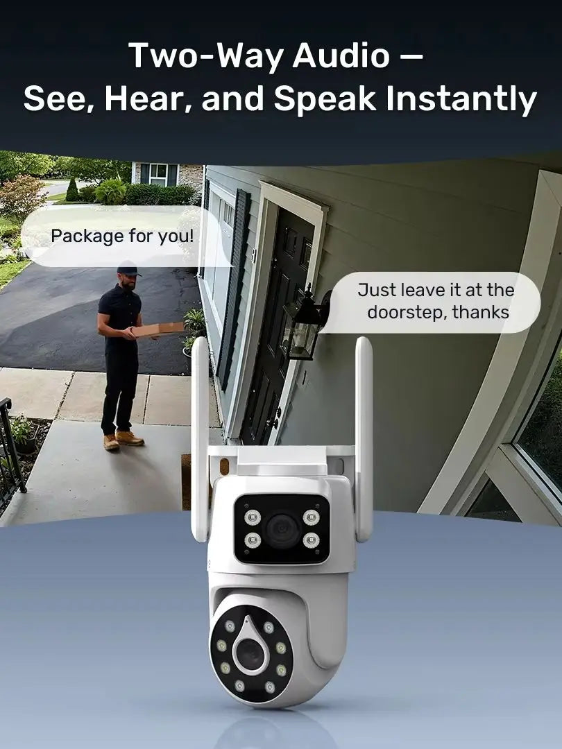 ANNKE 4MP WiFi Dual Lens Security Camera System Kit