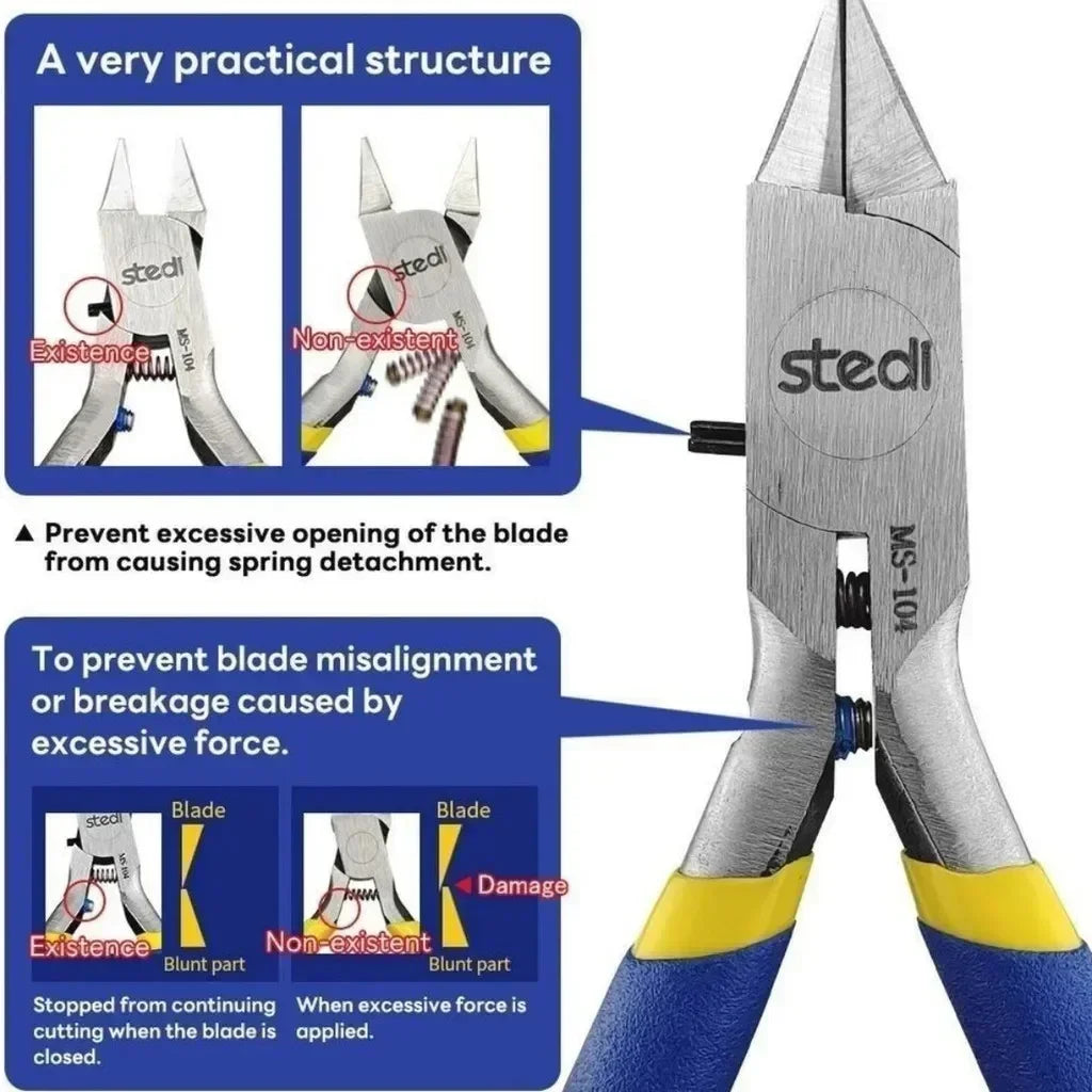 Single Edge Plastic Nippers for Model Kits Precision Cutting Tool