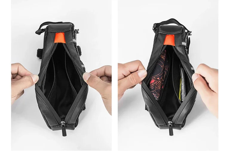 Waterproof Bike Frame Bag 1L Ultralight Front Tube Storage