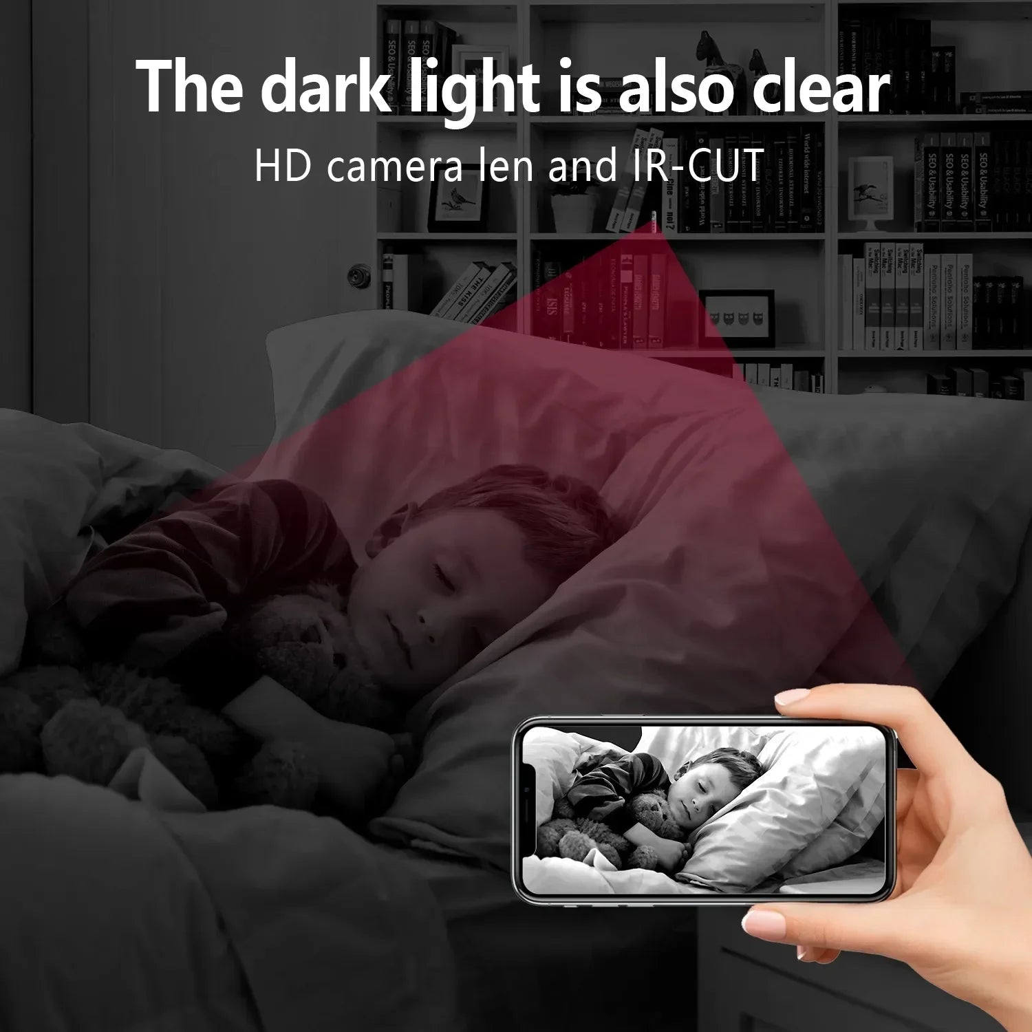 Mini caméra IP HD 1080P ultra compacte, WiFi portable, caméra vidéo, vision nocturne IR, anti-vol, sécurité domestique, enregistreur DVR, détection de mouvement