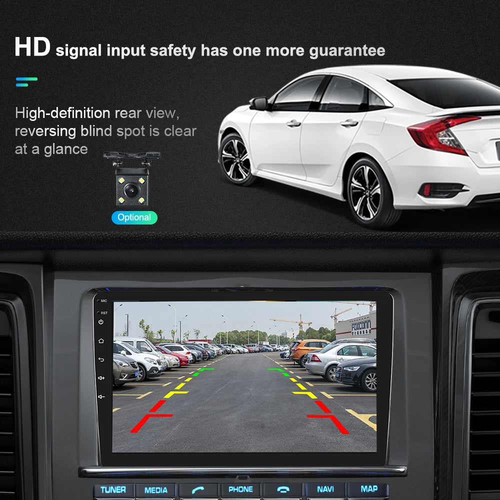 7/9/10 Zoll Universal Android 13 Autoradio 32G/64G Autoradio Android 2 Din Car Radio GPS BT Zentrale Multimedia Intelligente Fahrzeugssysteme