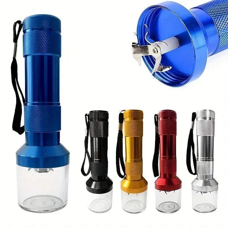 Portable Electric Spice and Herb Grinder, Metal Body