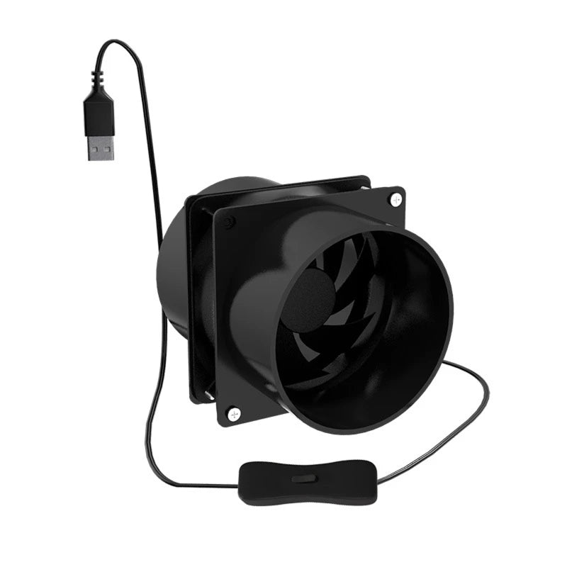 USB 1 Speed Solder Smoke Absorber ESD Fume Extractor Fan Pipe Duct Exhuast Fan with 1/3/6M Pipe Tub Ventilation Fan
