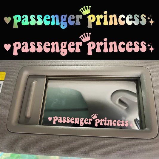 G216 15*2,3 CM potniška princesa avto nalepke smešne kreativne nalepke za avtomobilska vzvratna ogledala