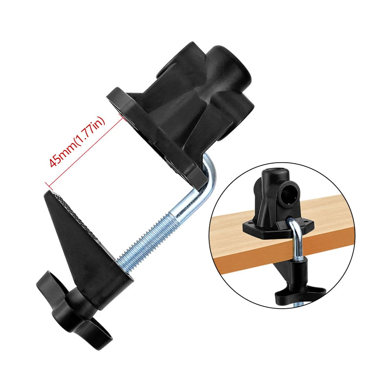 Desk Clamp Mount with 12 mm Socket, Up to 45 mm