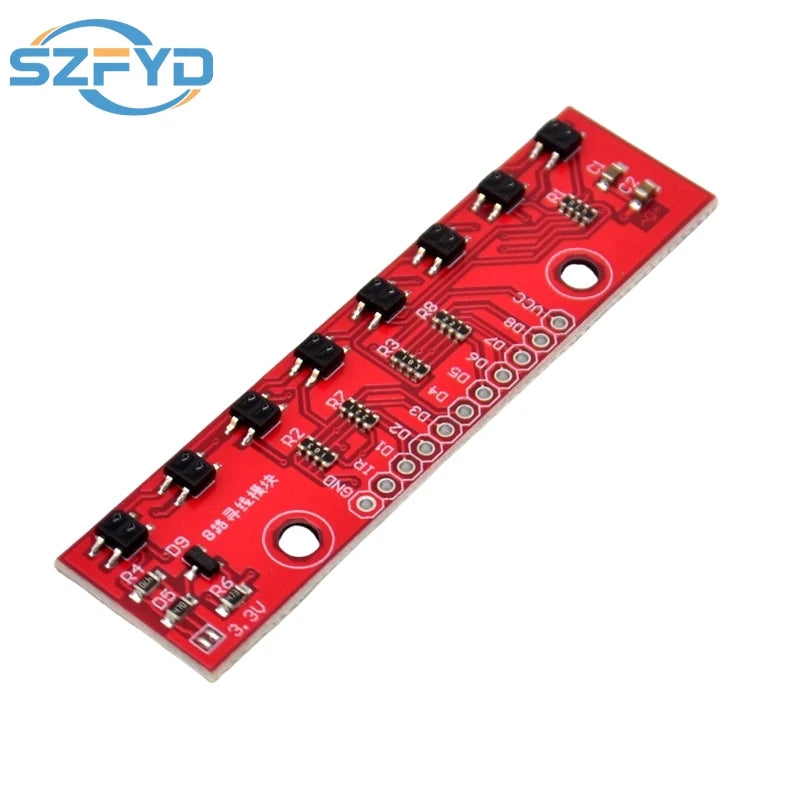 8-Channel Infrared Line-Tracking Sensor Board