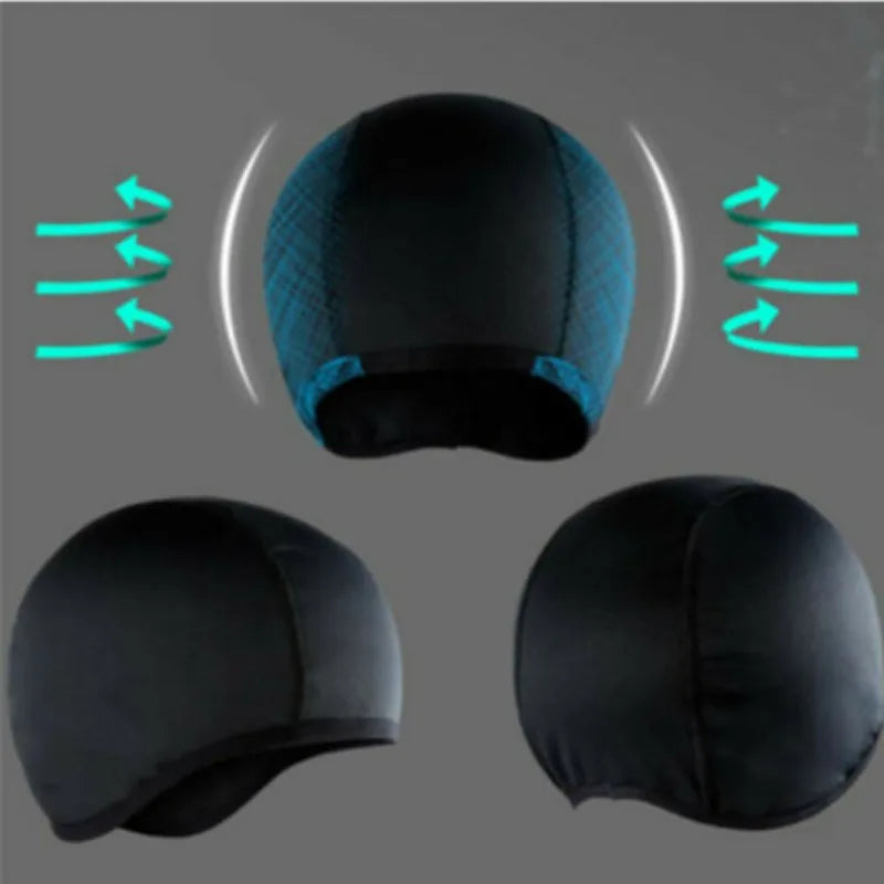 1/2pcs Motorcycle Helmet Inner Cap Hat Quick Dry Breathable Hat Racing Cap Under Helmet Beanie Cap Motocross Motor Helmet Hat 