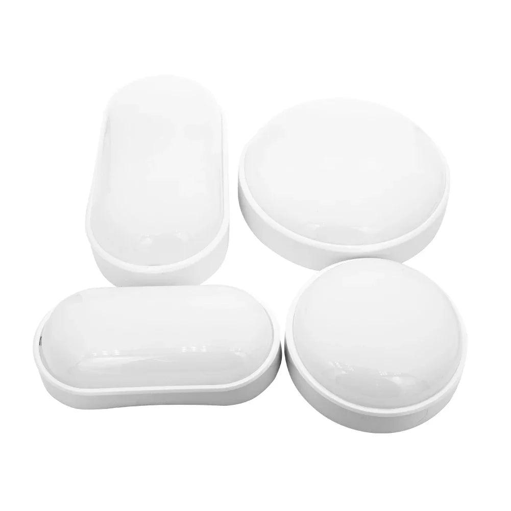 Round or Oval LED Bulkhead Light, 16W/20W