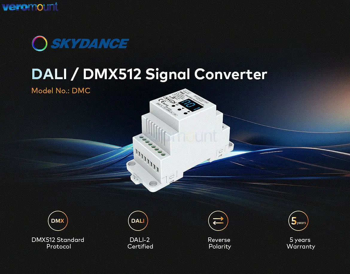 Convertidor de señales DMC DALI y DMX