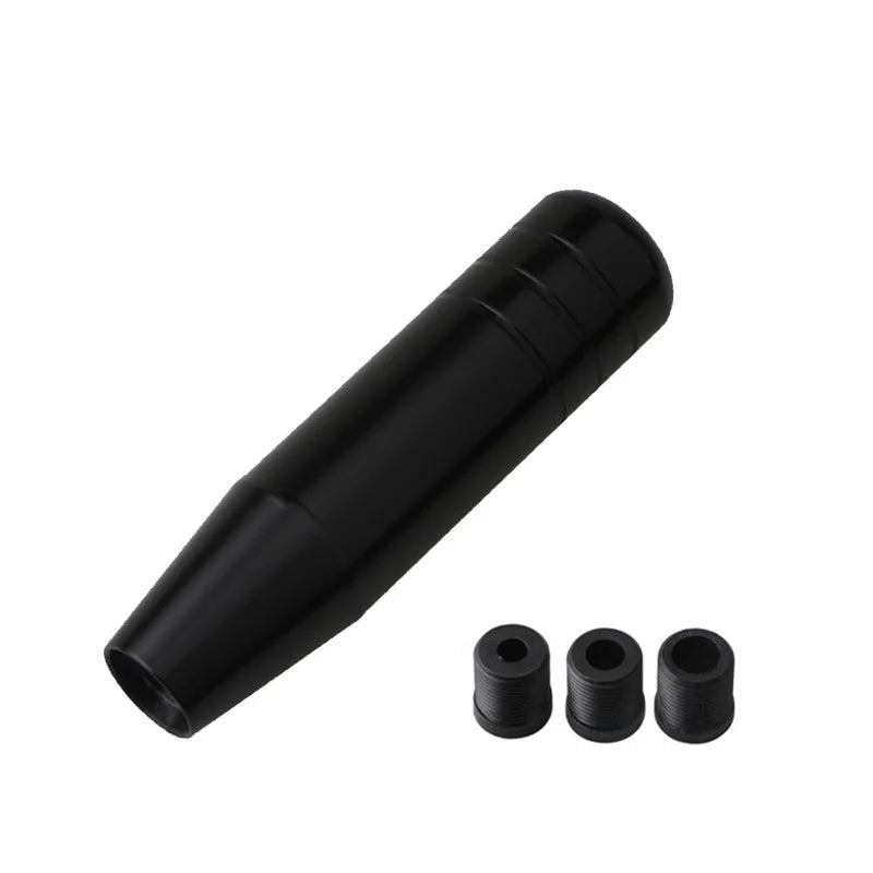 Universal Auto 13cm 18cm Length Manual Car Gear Shift Knob Aluminum Gear Shift Knob Racing Car Shift Gear Knob With 3 Adapters