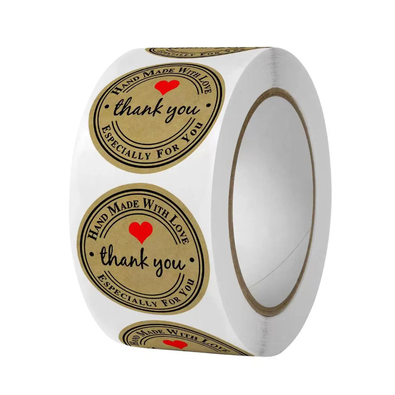 Kraft Gracias Thank You Labels Stickers