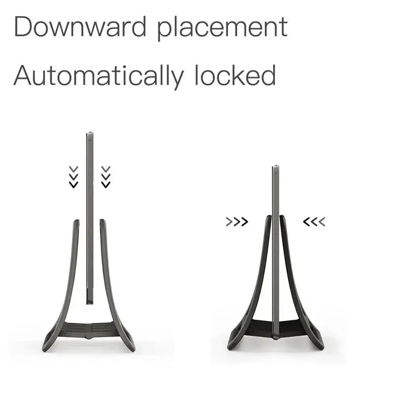 Foldable Vertical Laptop Stand - Black or White