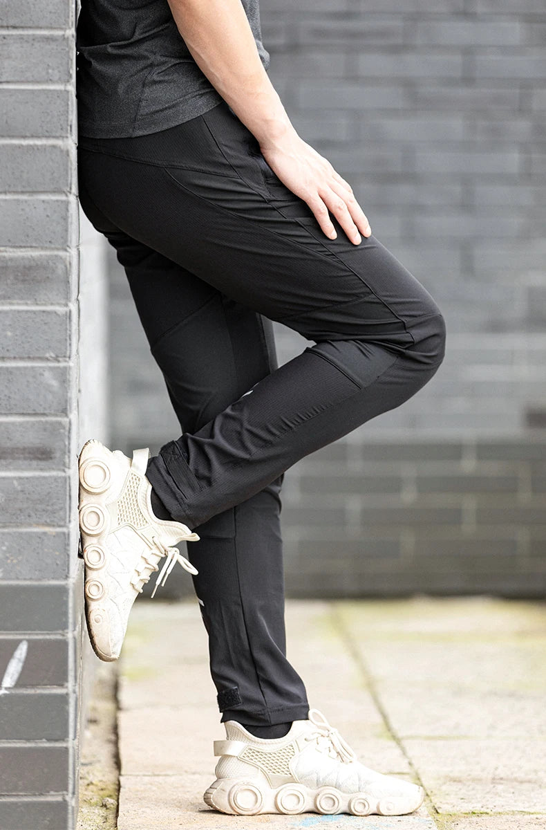 Men’s Cycling Pants with Elastic Waist and Stretch Fit