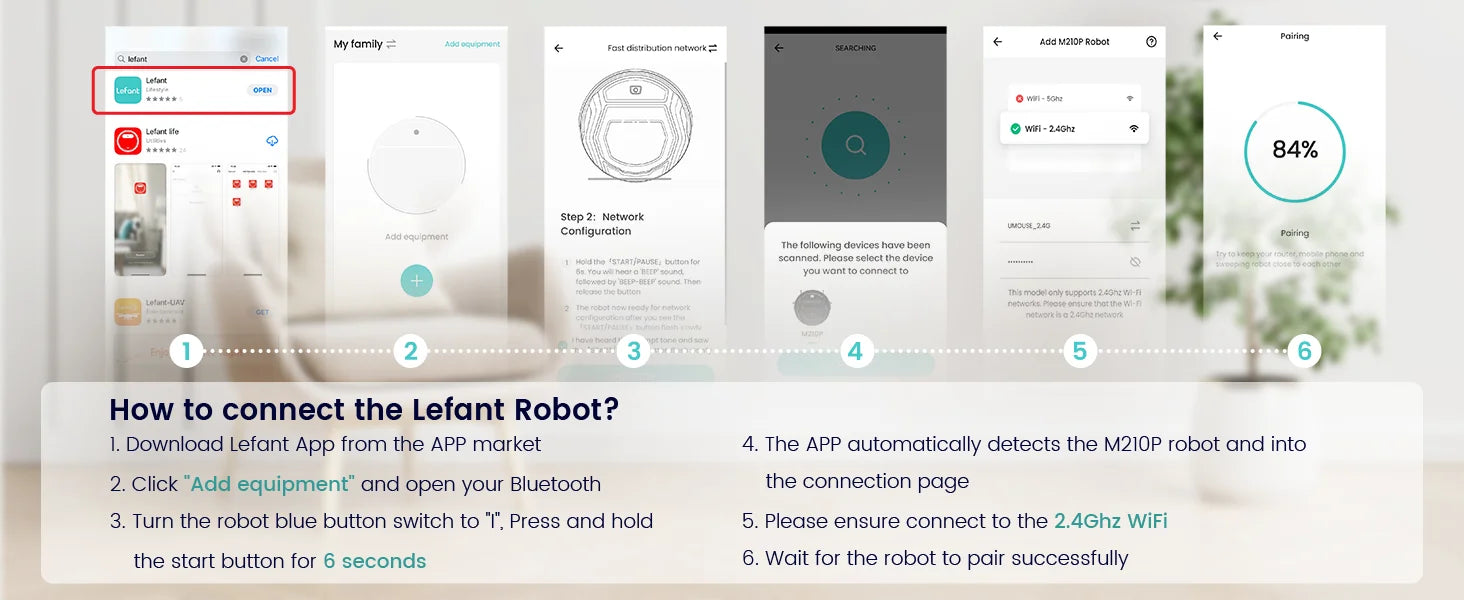 Lefant M210 Pro Robot Vacuum Cleaner