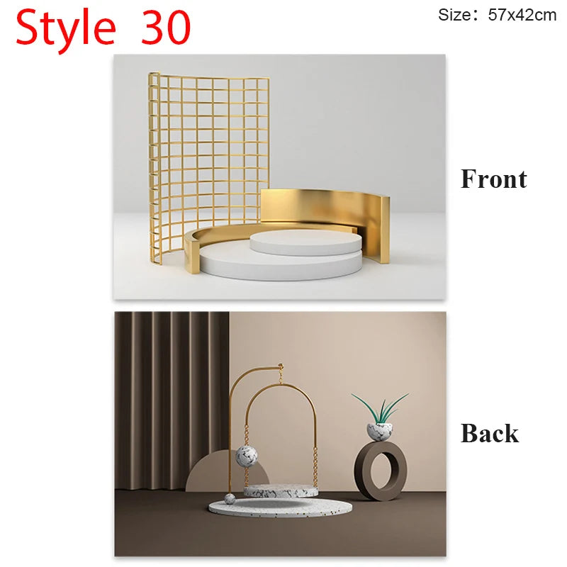 Double-Sided Photo Background Sheet, 57 × 42cm