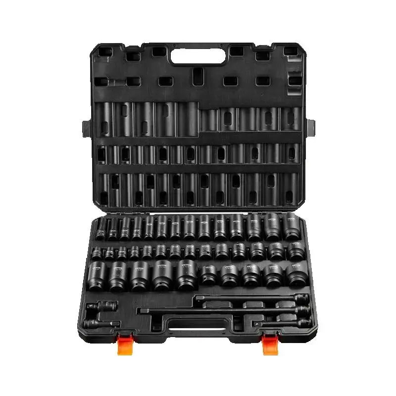 43-Piece 1/2" Drive Impact Socket Set SAE Deep & Shallow