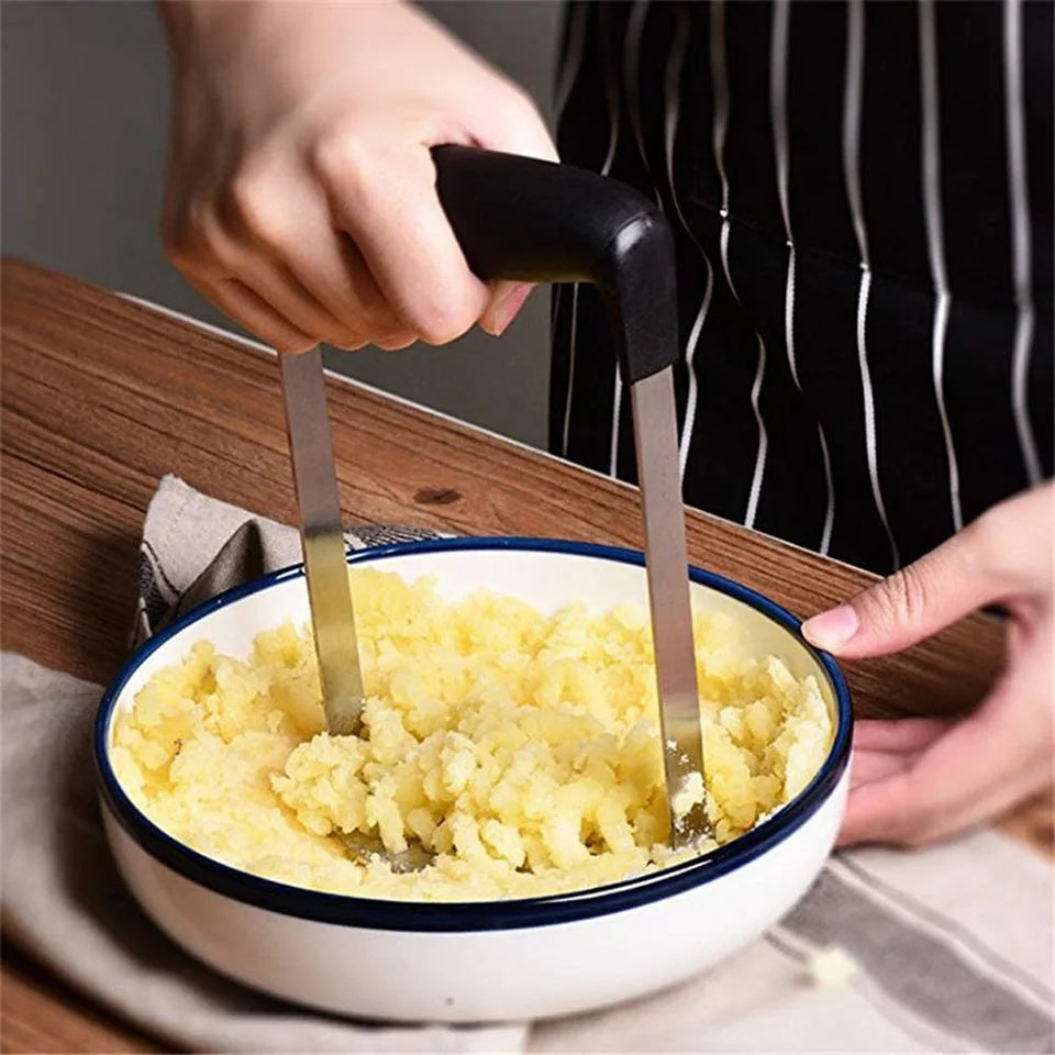 Draagbare aardappelpuree pers