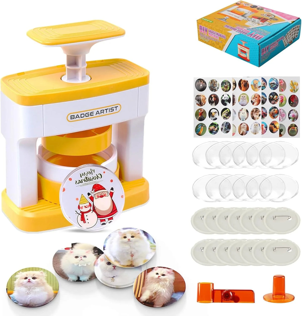 55mm Badge Maker - Machine and Refill Options