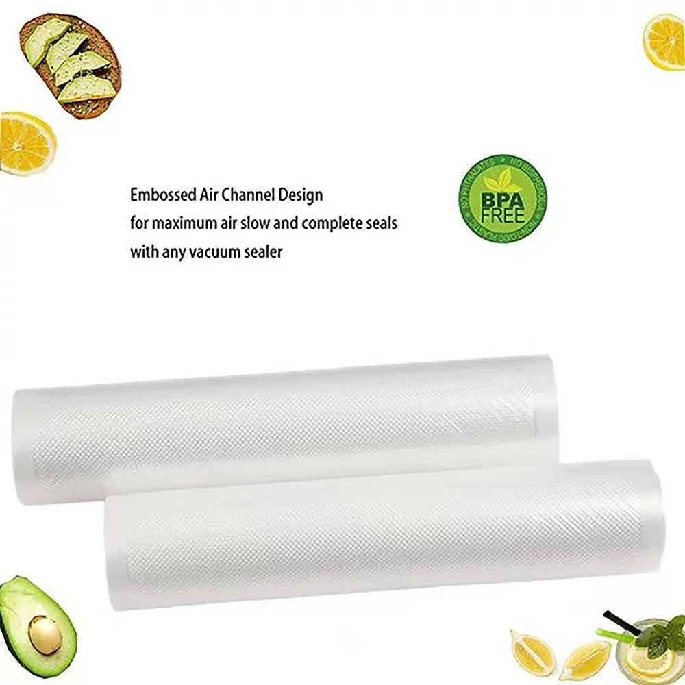 1 Rolls Vacuum Bags For Food, 500cm Per Roll,Reusable, BPA-free,Food Vacuum Sealer Bags For Vac Storage Meal Prep Sous Vide 
