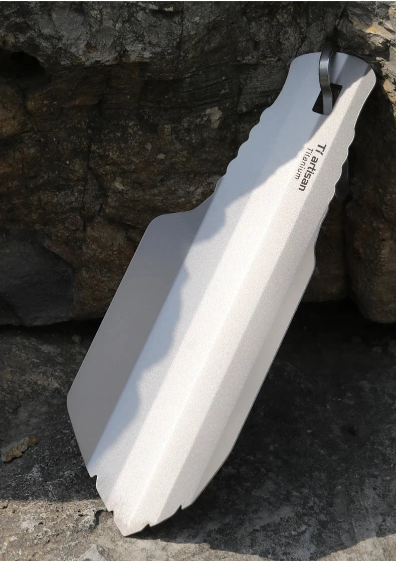 Titanium Hand Shovel Mini Ultralight Portable Trowel