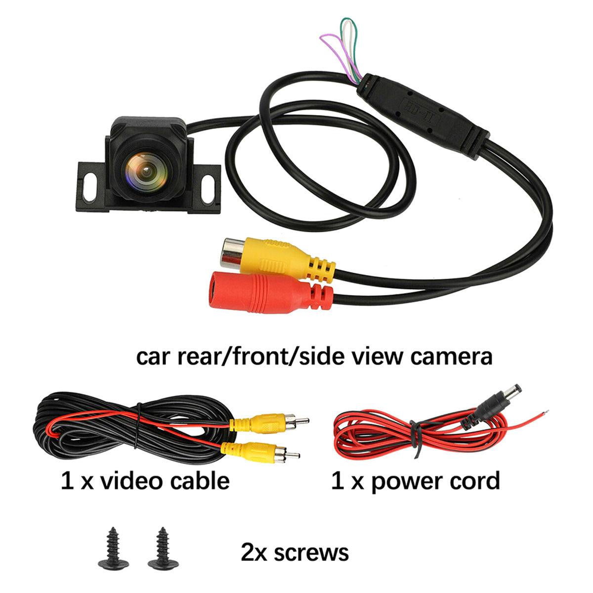 Car Backup Camera 1080P 170 Degree Wide Angle Adjustable