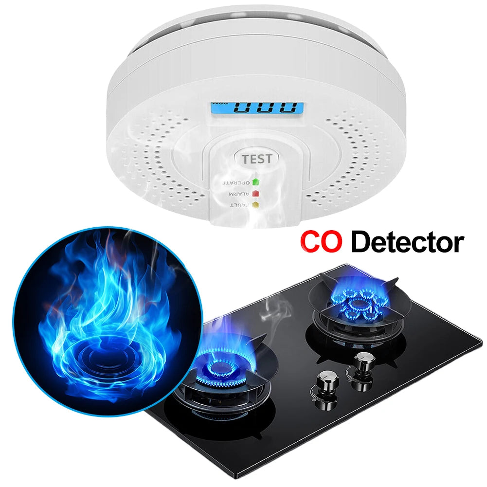 Digital Carbon Monoxide Alarm with Status Light