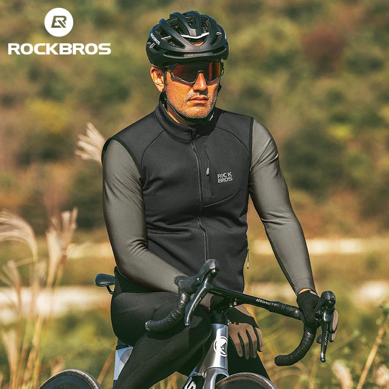 Men’s Windproof Cycling Vest for Cold Weather Riding