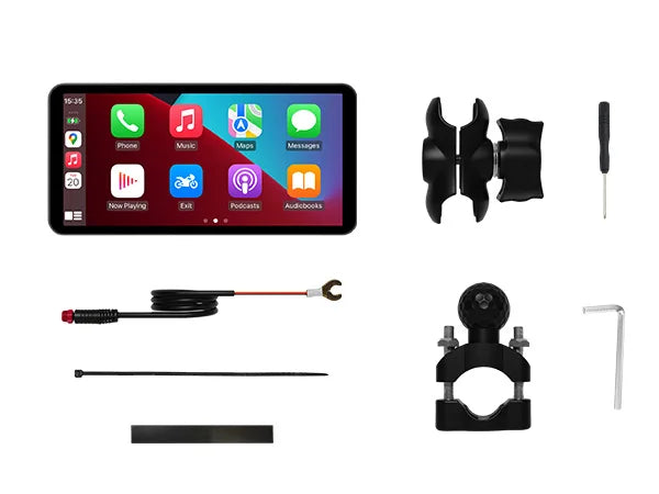 Six-Inch Motorcycle CarPlay and Android Auto Display
